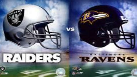 raiders vs baltimore ravens